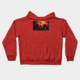 Crimson Dreams Kids Hoodie